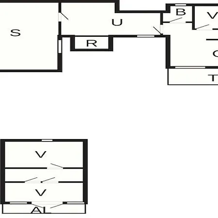 Dom wakacyjny 5 Person In V Ggerl Se Bøtø By